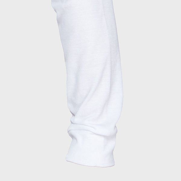 Polera Pique T/C Ml Hombre Blanco - Imagen 5