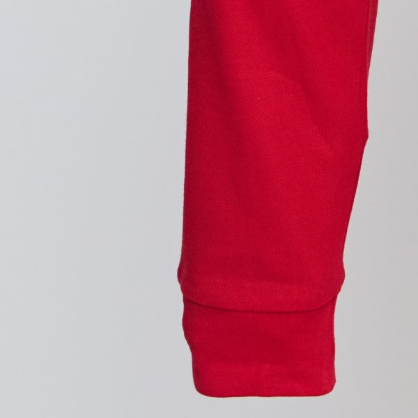 Polera Pique T/C Ml Hombre Rojo - Imagen 5