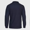 Polera Pique T/C Ml Hombre Azul Marino - Imagen 3