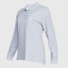 Polera Pique T/C Ml Mujer Gris - Imagen 2